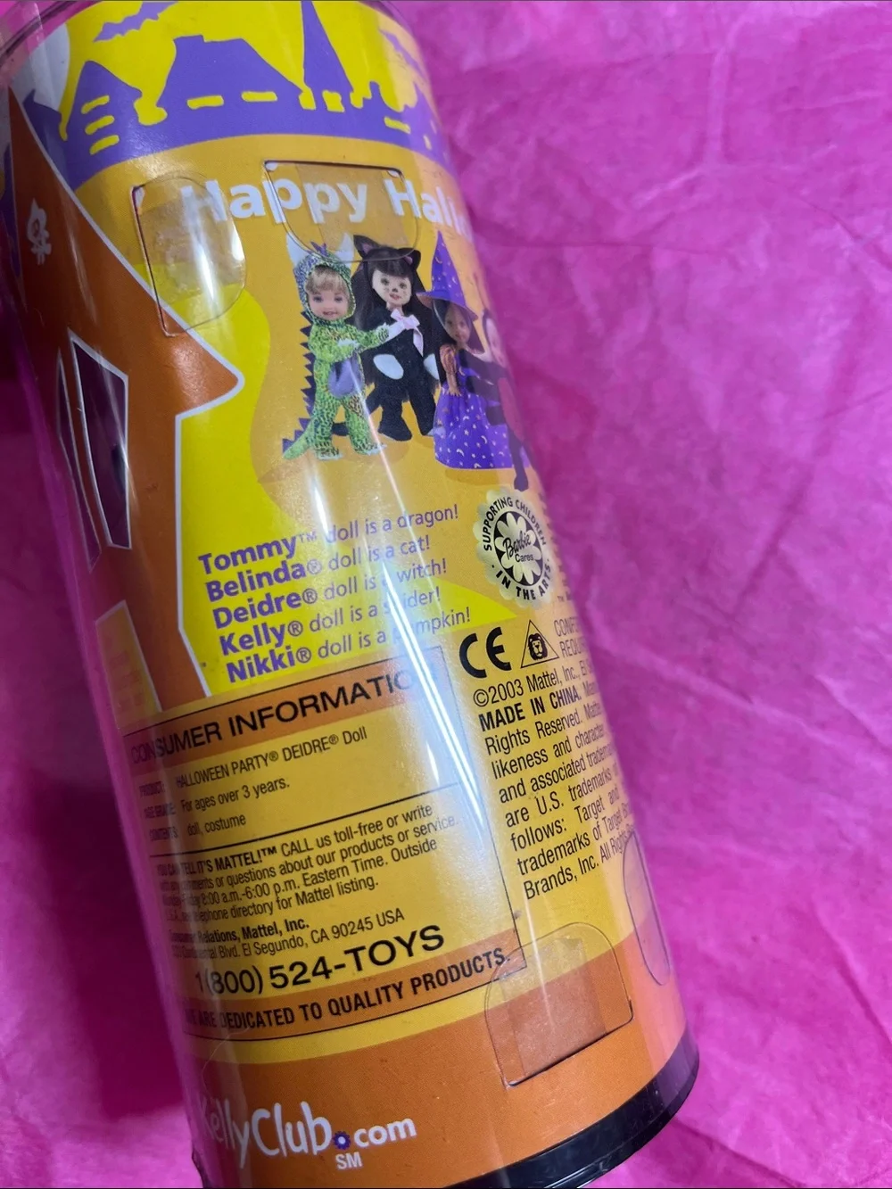 2003 Target Special Edition Barbie Kelly Club Halloween Party Deidre Doll NRFB